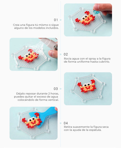 Kit Criativo de Miçangas Mágicas com Água