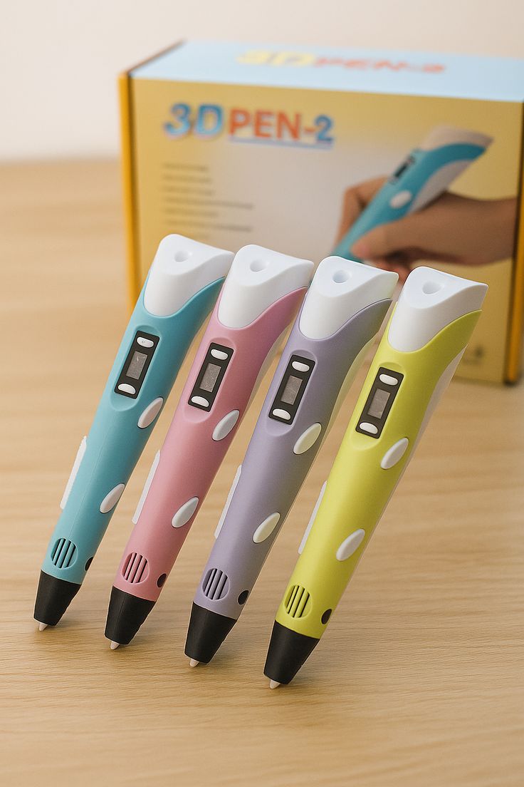 Caneta 3D Infantil com Tela LCD – Kit de Desenho 3D com Filamentos PLA e Maleta