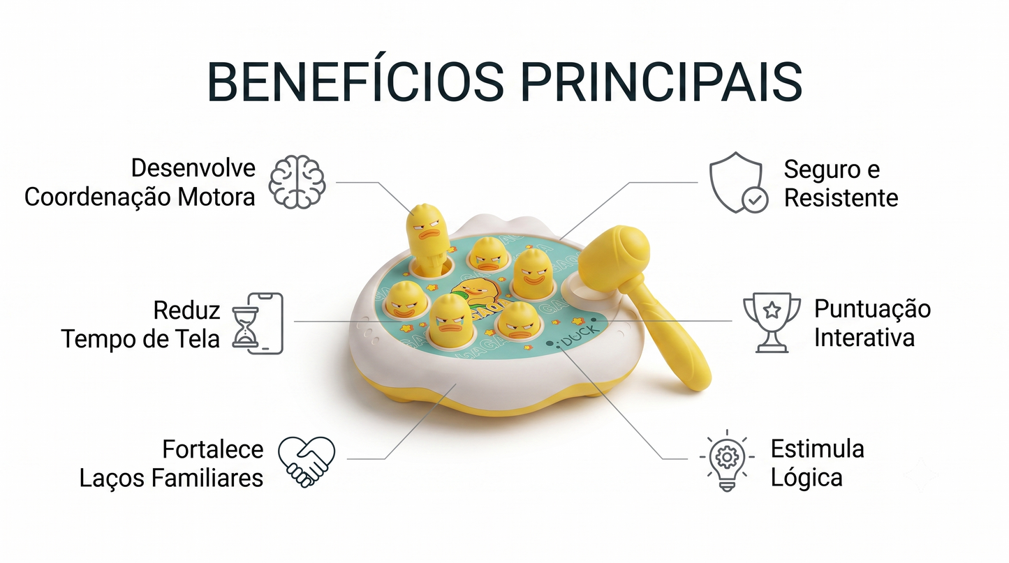 Brinquedo Interativo Infantil Montessori | Coordenação e Desenvolvimento
