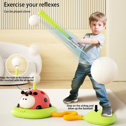 Joaninha Multifuncional – Brinquedo de Pular e Lançador de Foguetes