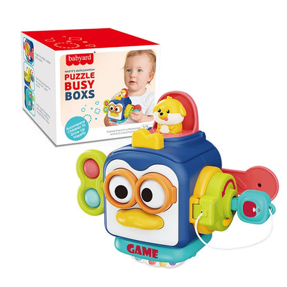 Cubo Sensorial Montessori Infantil – Brinquedo Educativo para Coordenação Motora e Desenvolvimento