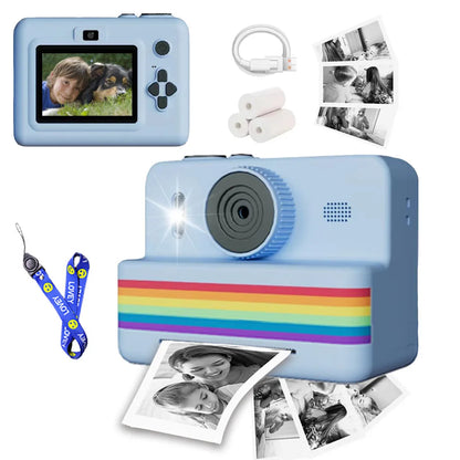 Câmera Digital Infantil com Mini Impressora Térmica Instantânea | Fotos, Vídeos e Diversão Criativa