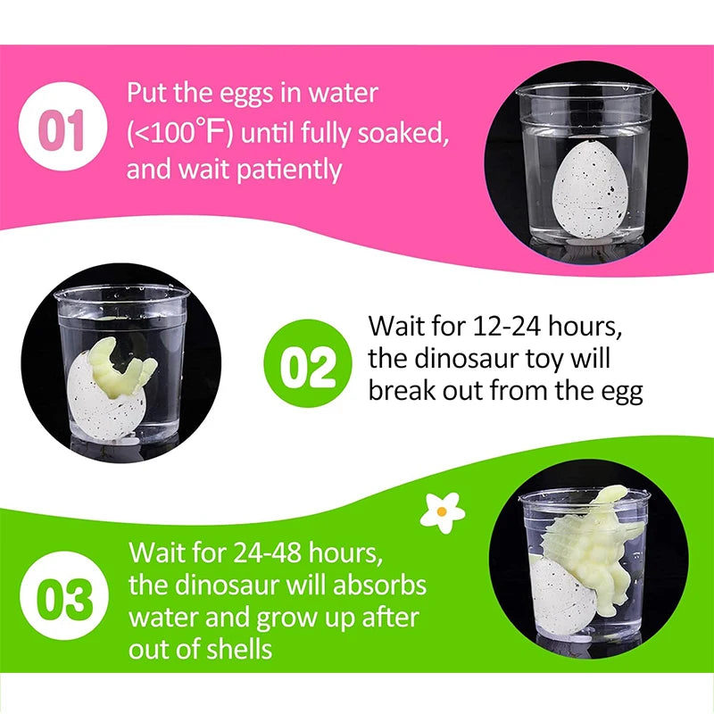 Mini Ovos de Dinossauro Surpresa – Kit com 10, 20 ou 60 Unidades