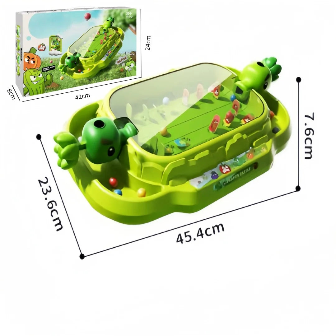 Jogo de Batalha de Mesa para 2 Jogadores – Defesa do Jardim com Lançadores