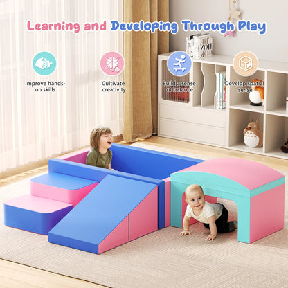 Kit Playground de Espuma Infantil 9 Peças