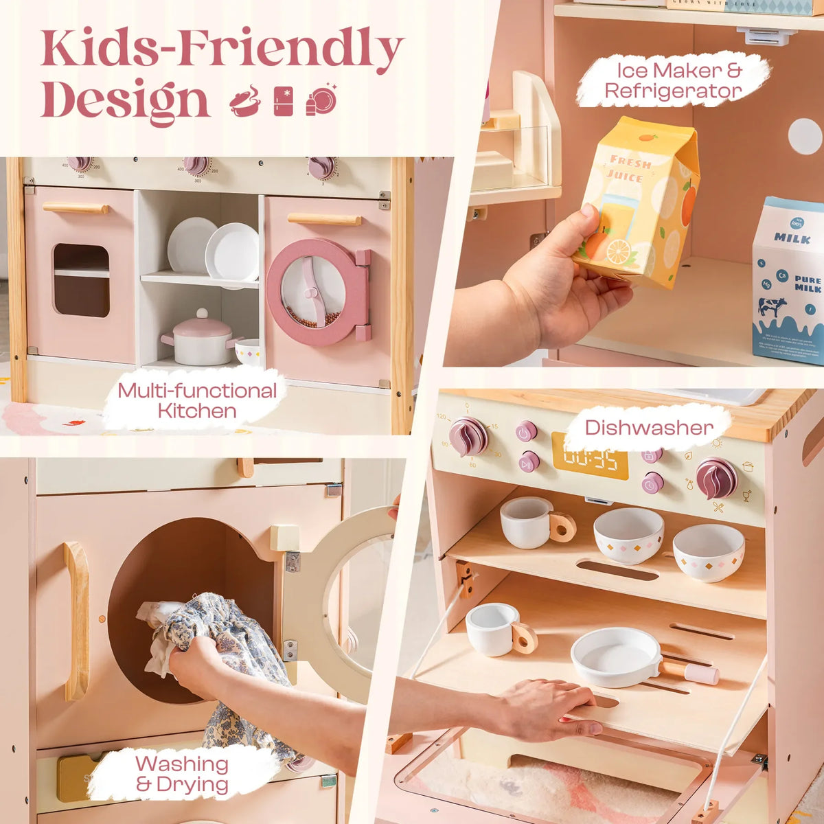 Cozinha Infantil de Madeira com Sons