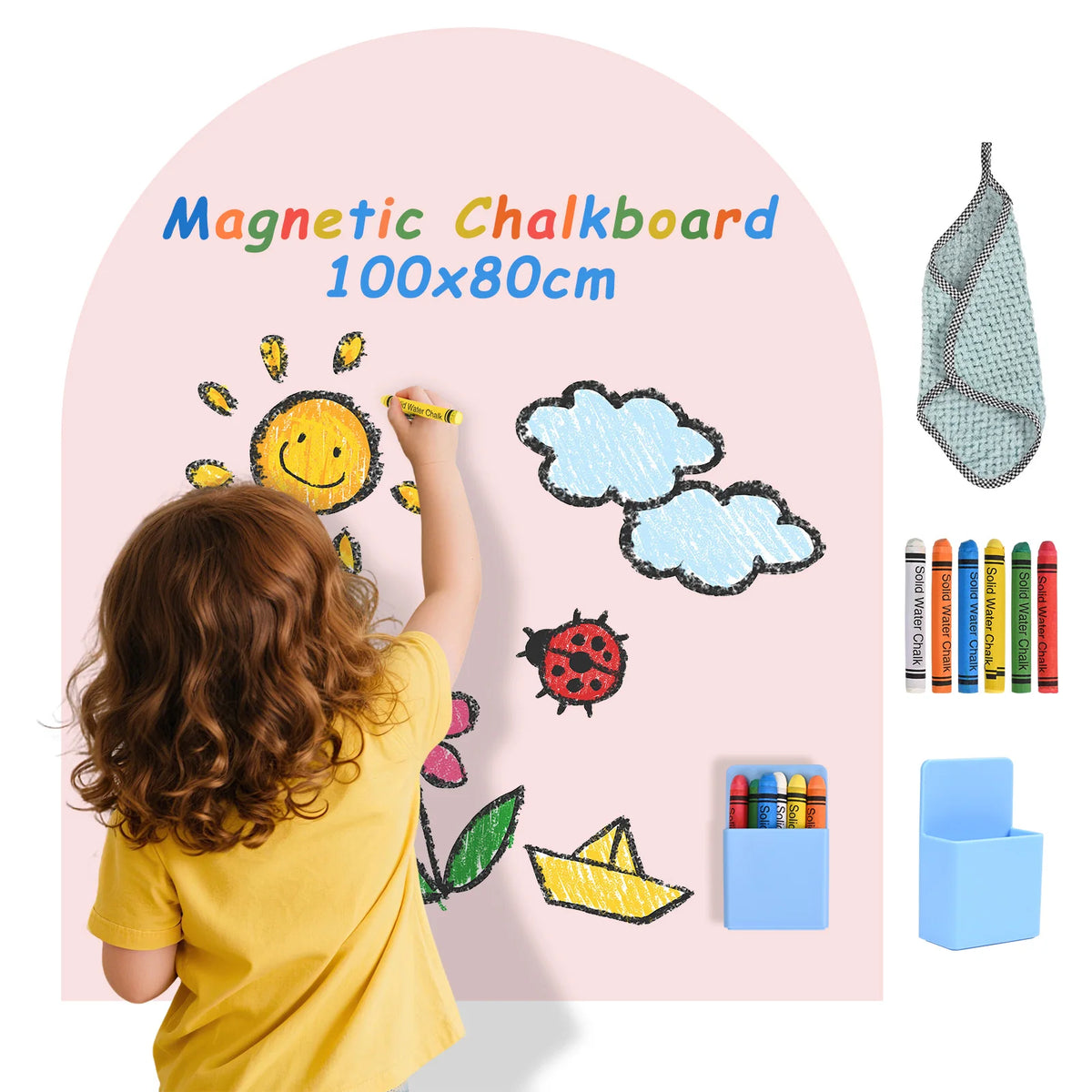 Lousa Magnética Infantil Montessori Autoadesiva