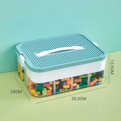 Caixa Organizadora para Lego e Blocos de Montar – Separador de Peças Infantil com Compartimentos