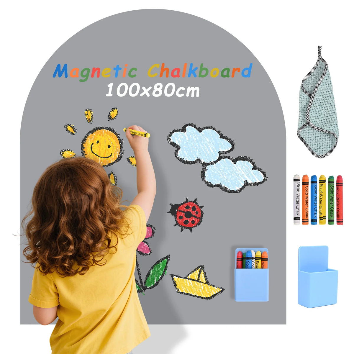 Lousa Magnética Infantil Montessori Autoadesiva