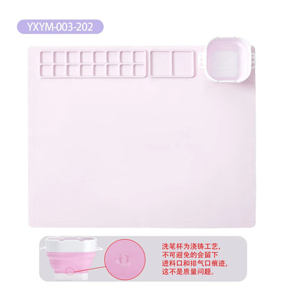 Kit Tapete de Pintura de Silicone Infantil