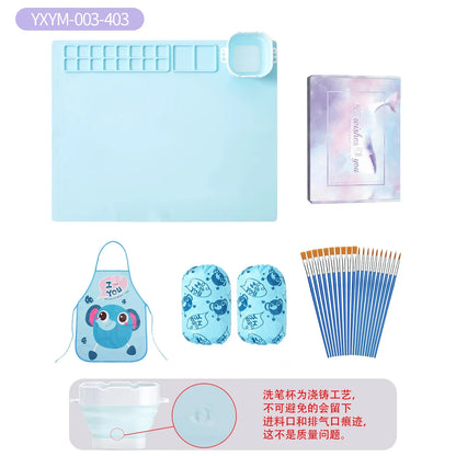 Kit Tapete de Pintura de Silicone Infantil