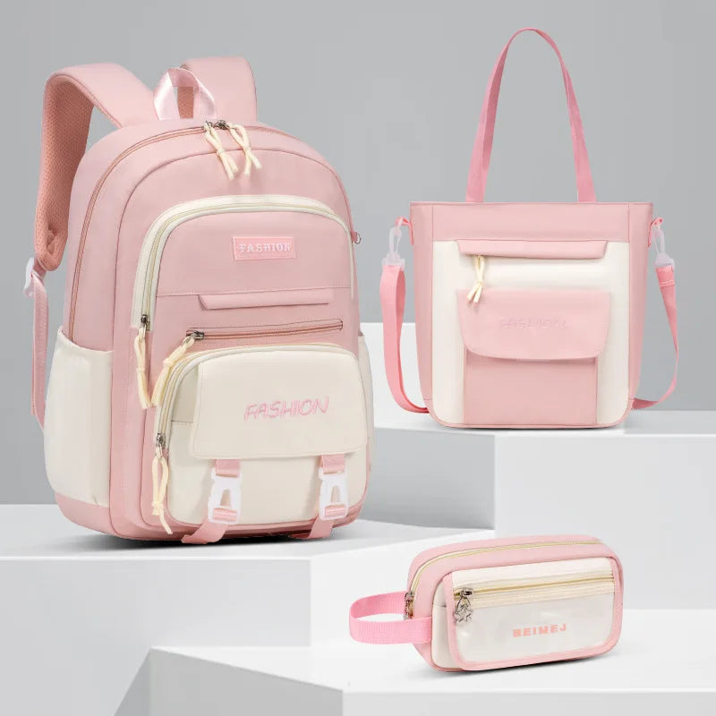 Mochila Escolar Feminina Infantil e Juvenil