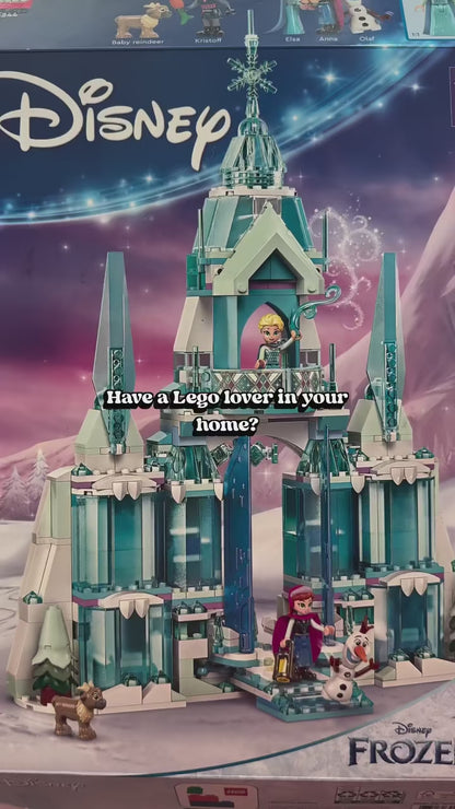 Kit Blocos de Montar Castelo de Gelo da Princesa – Inspirado em Frozen | Brinquedo Educativo DIY