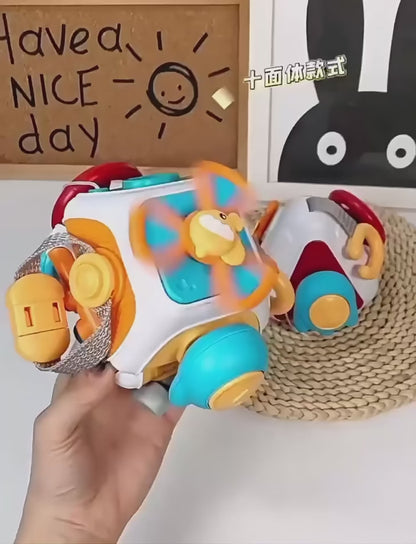 Cubo Sensorial Montessori Infantil – Brinquedo Educativo para Coordenação Motora e Desenvolvimento