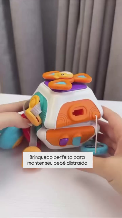 Cubo Sensorial Montessori Infantil – Brinquedo Educativo para Coordenação Motora e Desenvolvimento