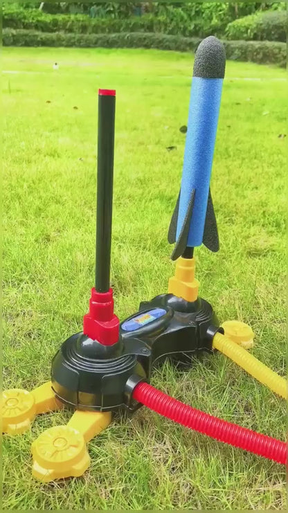 Foguete de Lançamento Infantil com Bomba de Ar