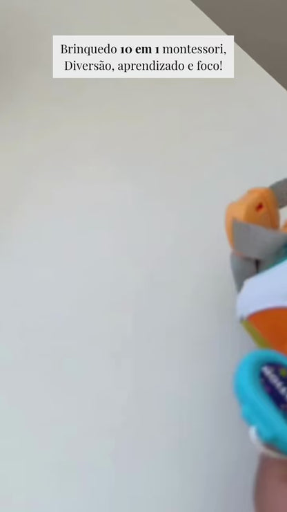 Cubo Sensorial Montessori Infantil – Brinquedo Educativo para Coordenação Motora e Desenvolvimento